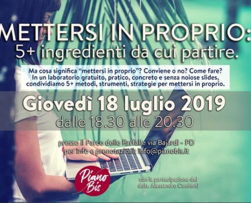 Piano Bis - incontro per mettersi improprio